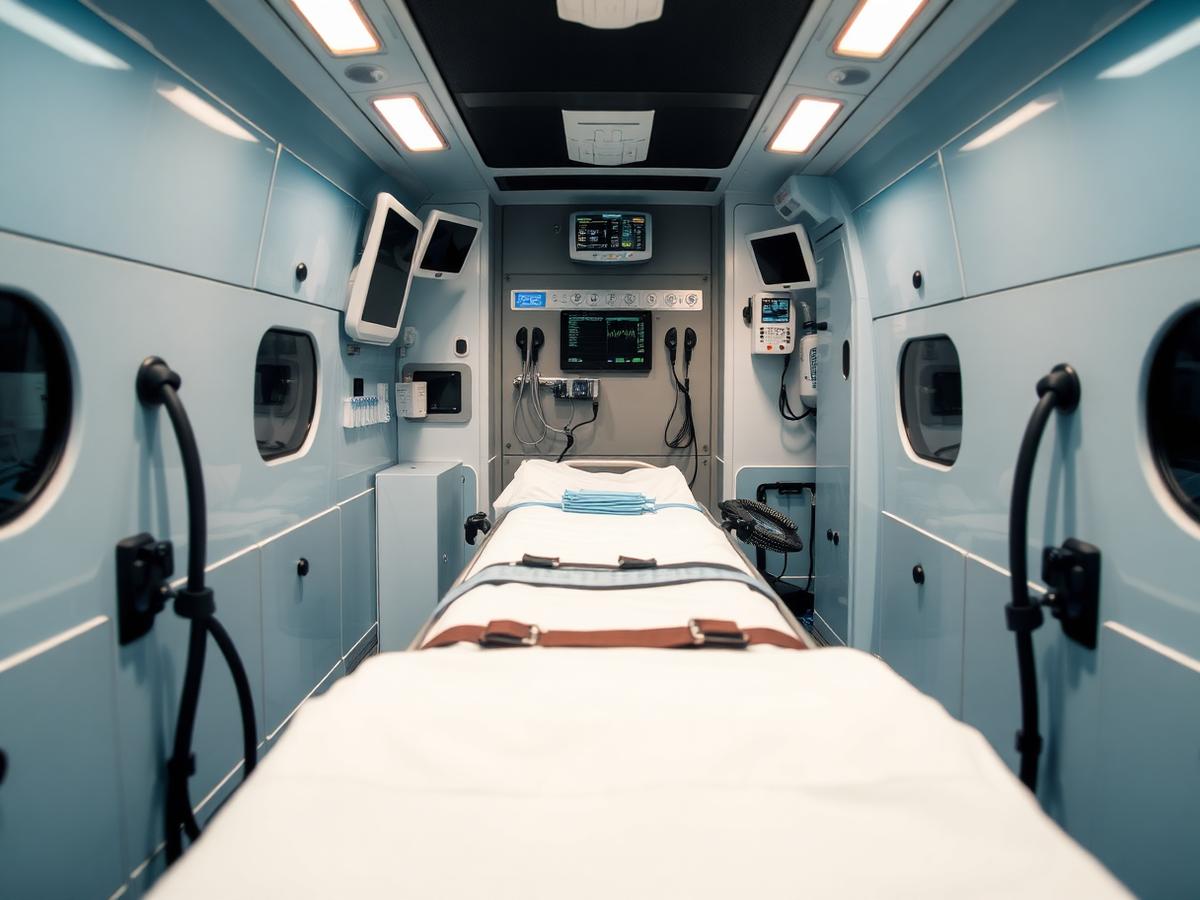 Ambulance interior
