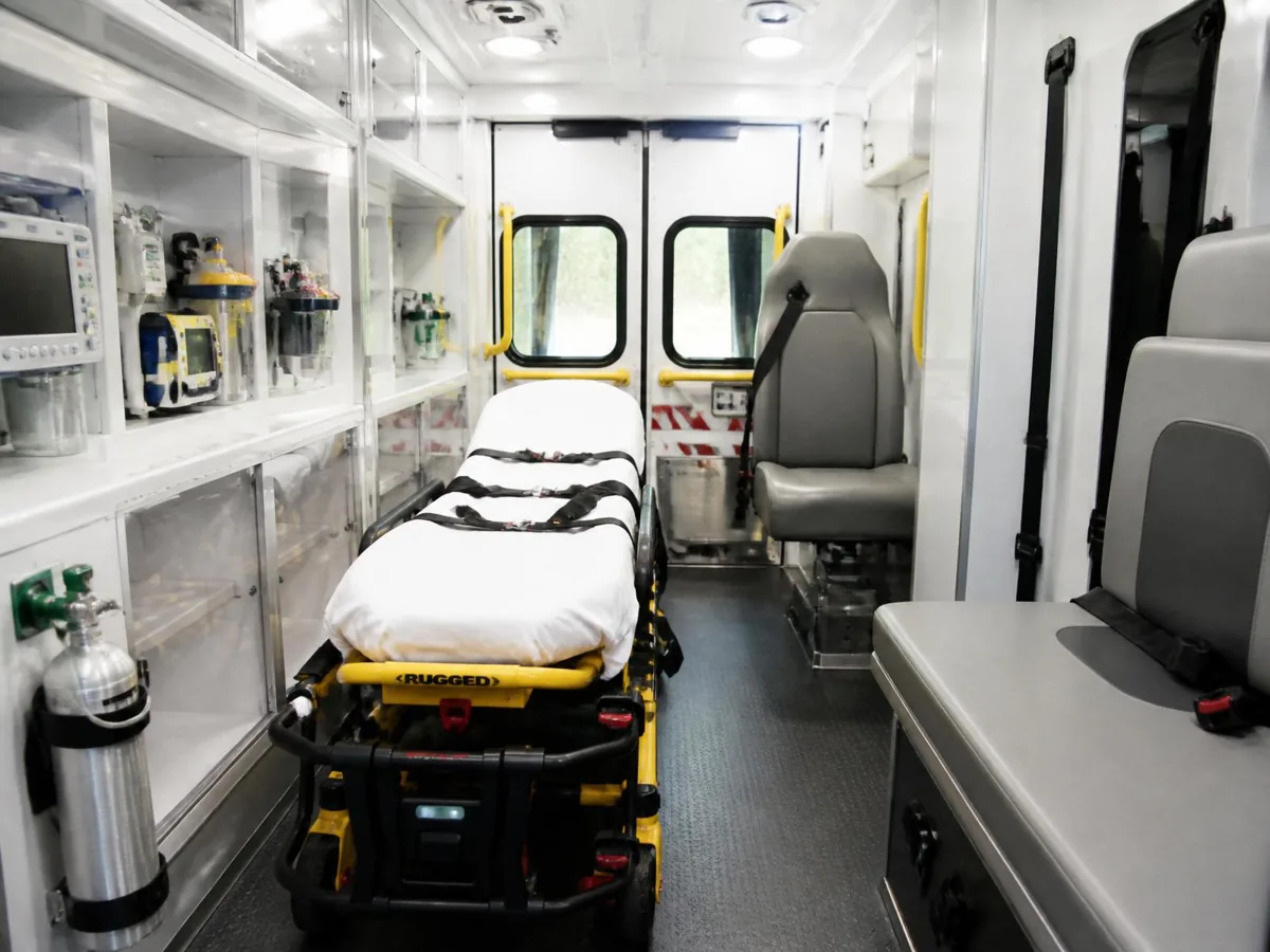 Ambulance interior